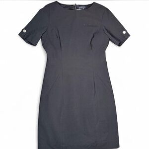 Land’s End Flight Attendant Stewardess Short Sleeve Tailored Sheath Dress size 0